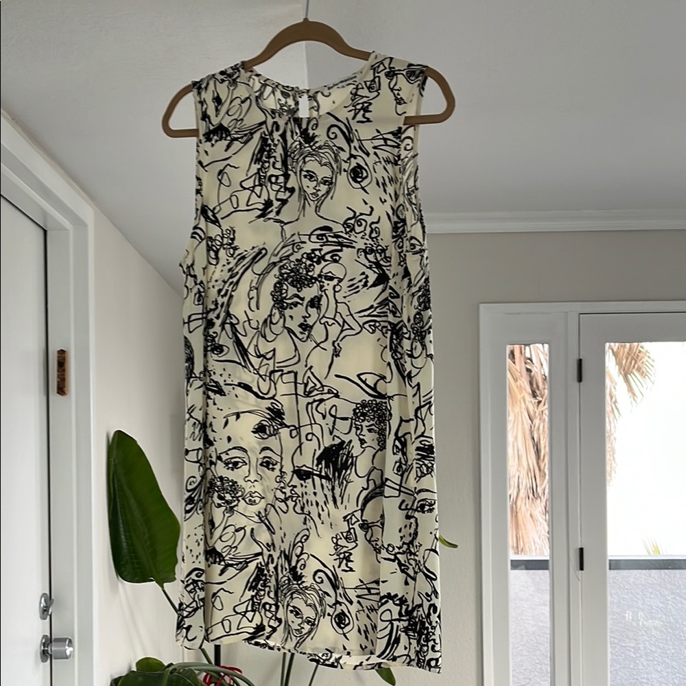 Reformation Print Sleeveless Dress